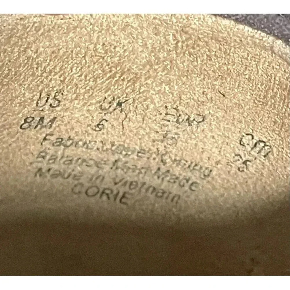 LifeStride Booties Womens 6 Brown Corie Suede String Zip Block Shoes Boots - Picture 7 of 7